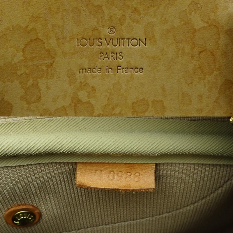 [. талант головной офис ]LOUIS VUITTON LV Louis * Vuitton evaji on M41443( негодный номер ) сумка "Boston bag" монограмма Brown DH84405