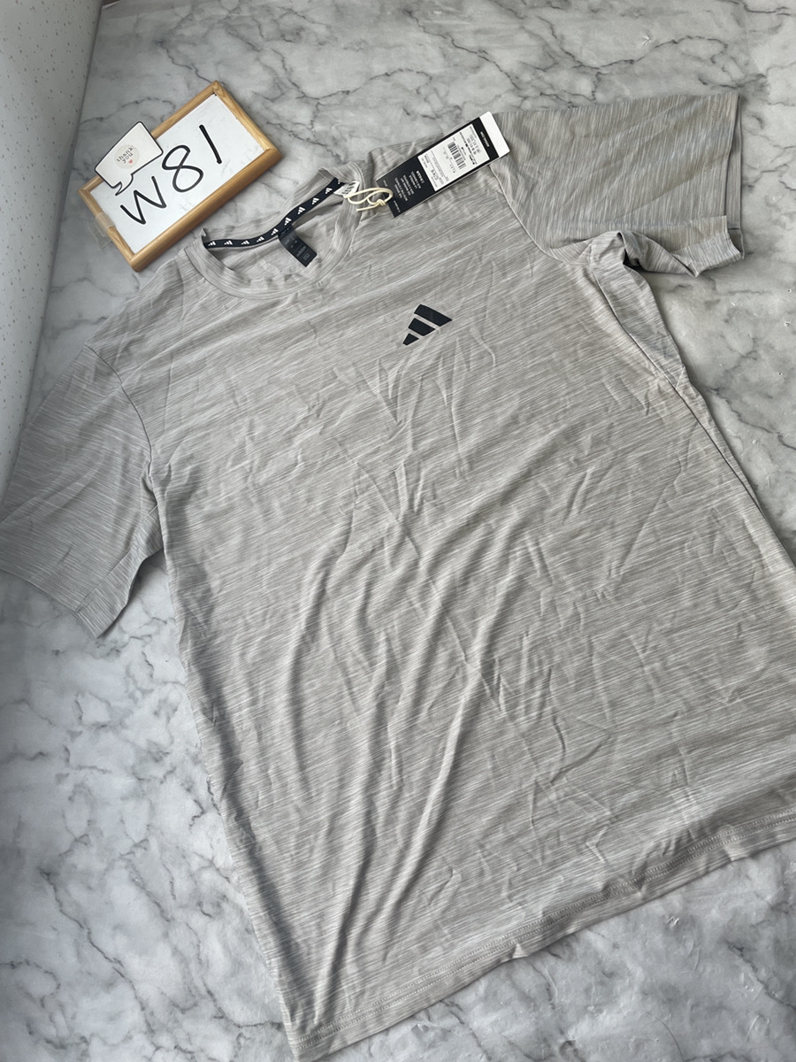 [アディダス] 半袖 Tシャツ トレイン エッセンシャルズ ストレッチ トレーニング BXH44 メンズ M※ややニオイあり