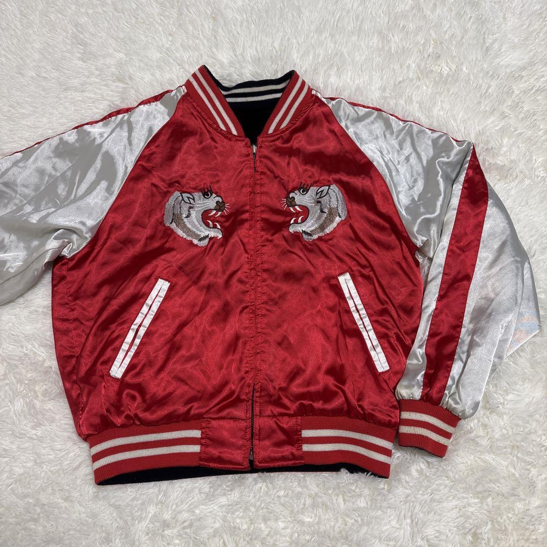 Jungle Storm ベロア リバーシブル 龍虎 スカジャン M-Lsize