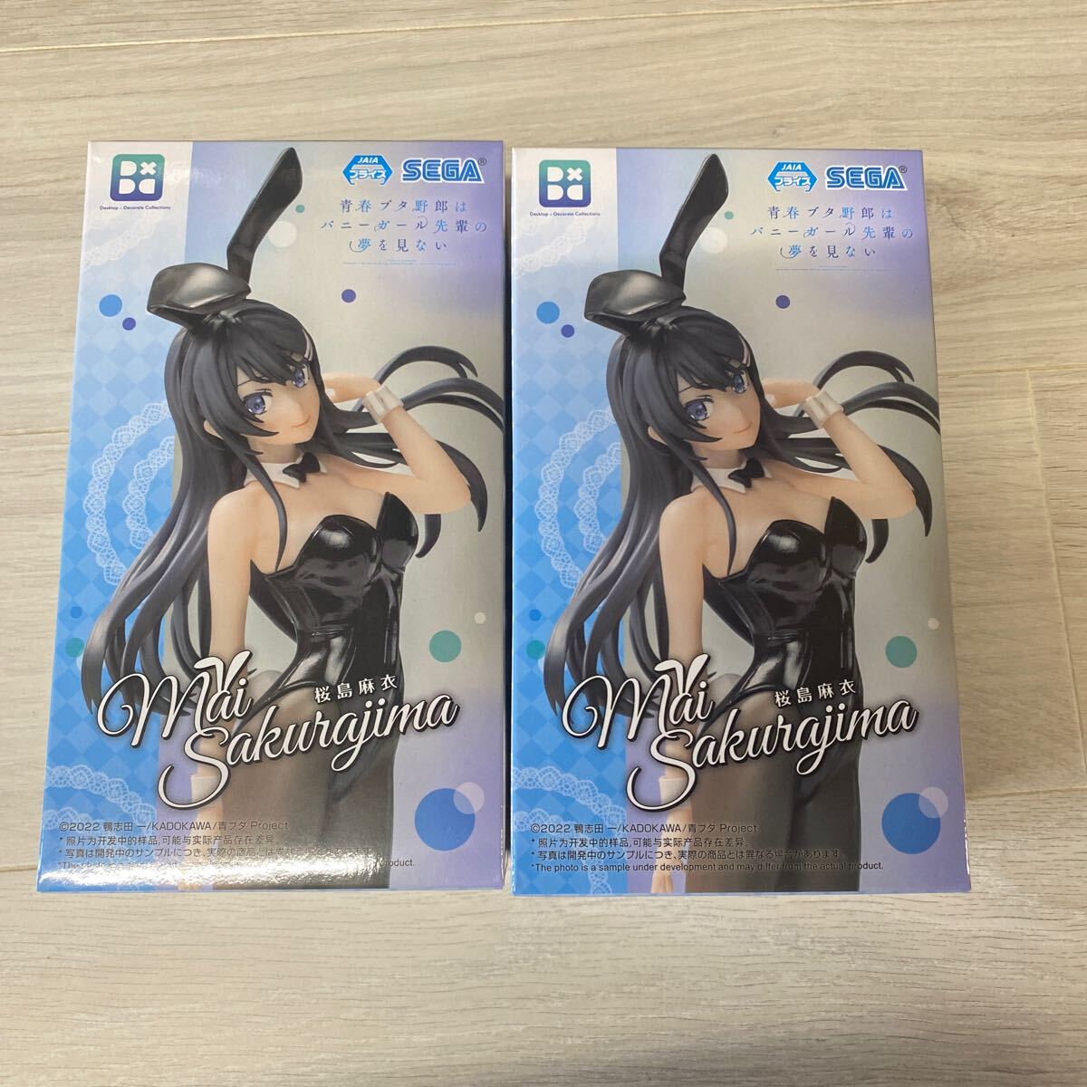 青春ブタ野郎はバニーガール先輩の夢を見ない フィギュア Desktop Decorate Collections 桜島麻衣 2個