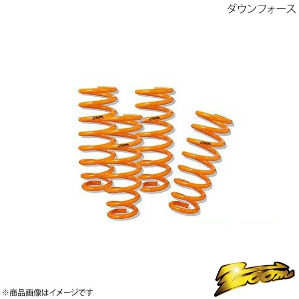 zoom/ズーム ダウンサス ダウンフォース 1台分 日産 パルサー SN13 H1/04~H2/08 エンジン型式:CD17 ZNI062005SDF