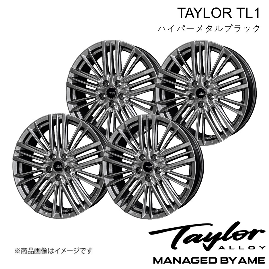 TAYLOR TL-1 アルミホイール4本 クラウンスポーツ AZSH36W (2023/11～)【21×8J 5-114.3 +40 ハイパーメタルブラック】共豊