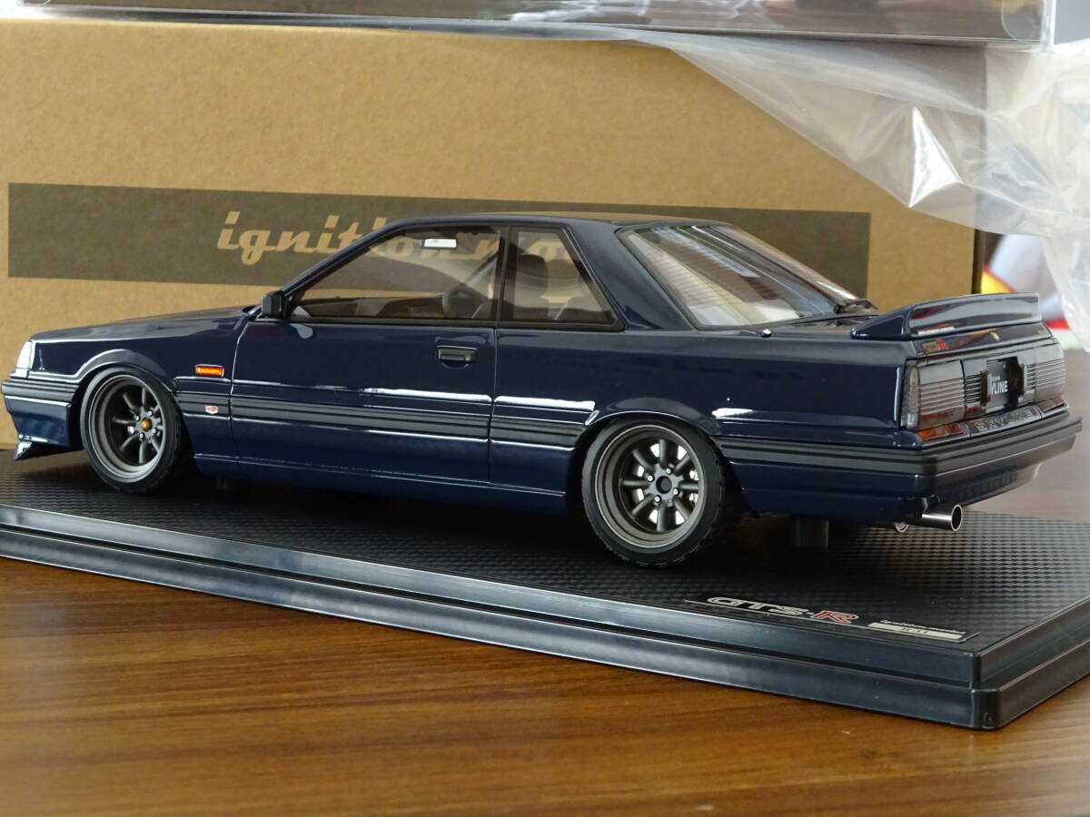 ☆IG3509☆1/18 Nissan Skyline GTS-R (R31) Blue Black☆16inch ☆IG3509☆1/18 Nissan Skyline GTS-R (R31) Blue Black☆16inch