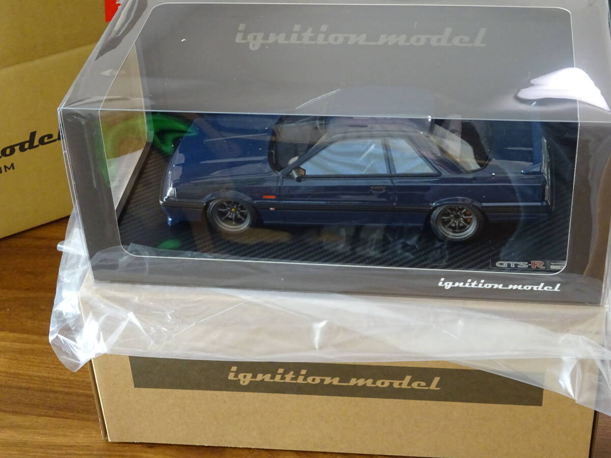 ☆IG3509☆1/18 Nissan Skyline GTS-R (R31) Blue Black☆16inch ☆IG3509☆1/18 Nissan Skyline GTS-R (R31) Blue Black☆16inch