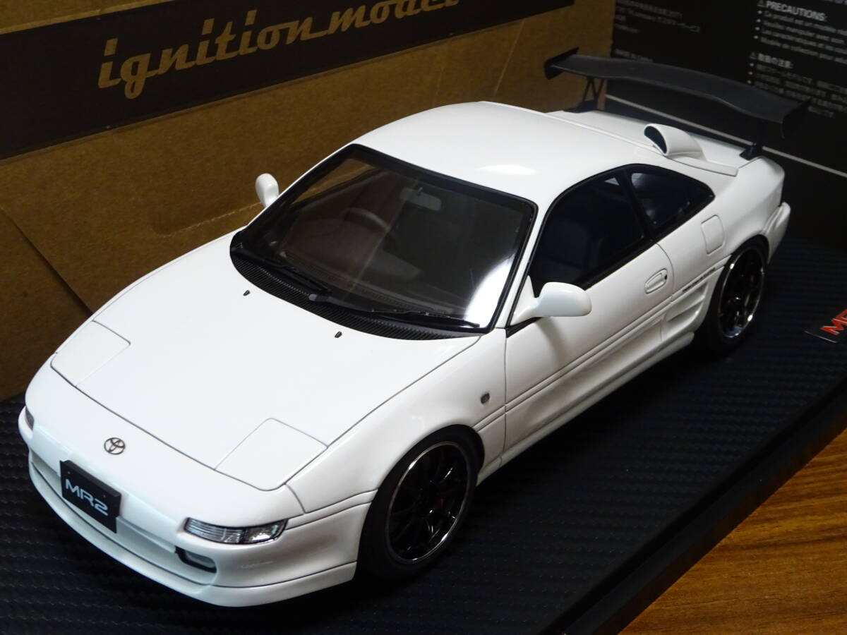☆IG3336☆1/18 Toyota MR2 (SW20) White☆CE28Nタイプ 17inch ☆IG3336☆1/18 Toyota MR2 (SW20) White☆CE28Nタイプ 17inch