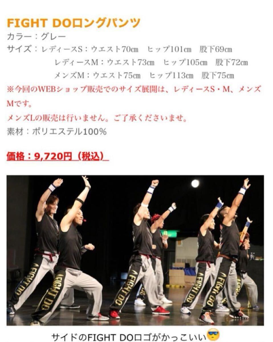 ★【美品】希少なグレー！coolな名品《FIGHT DO》ドラゴンパンツ　男女OK ラディカルフィットネス ファイドウ　ドラゴンウェア