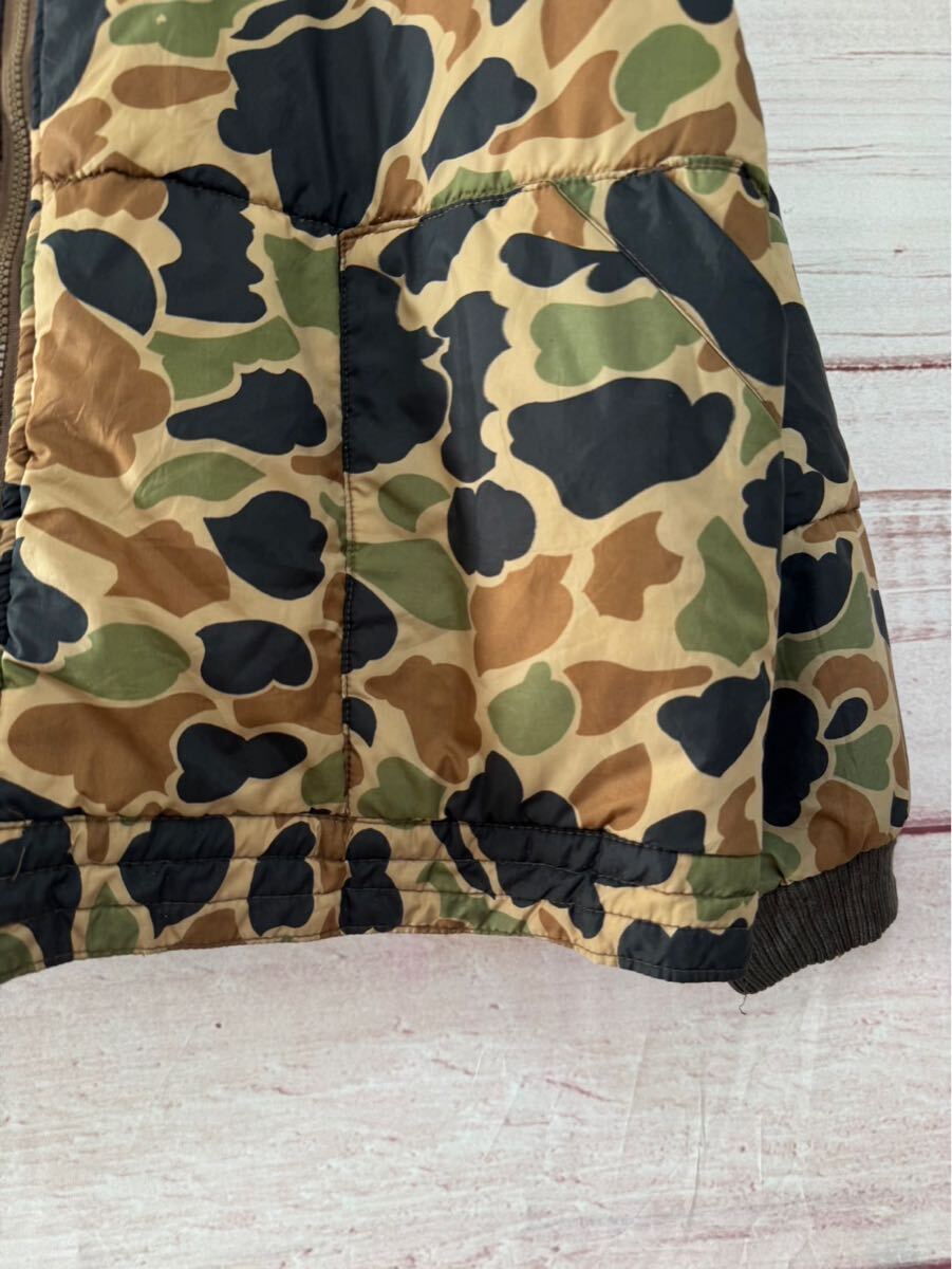 FIELD&SHOW 古着 キルティング 2WAY ダックハンターカモ FIELD&SHOW 古着 キルティング 2WAY ダックハンターカモ