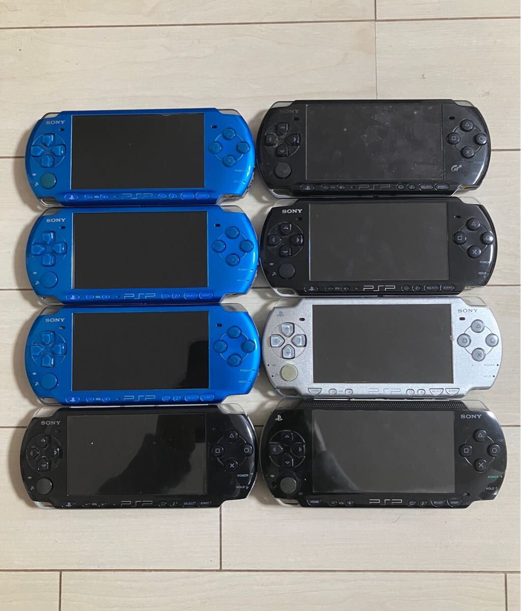 PSP3000 本体ジャンク 8台 Yahoo!オークション - SONY PSP 8台＋おまけ付属品 【ジャンク品