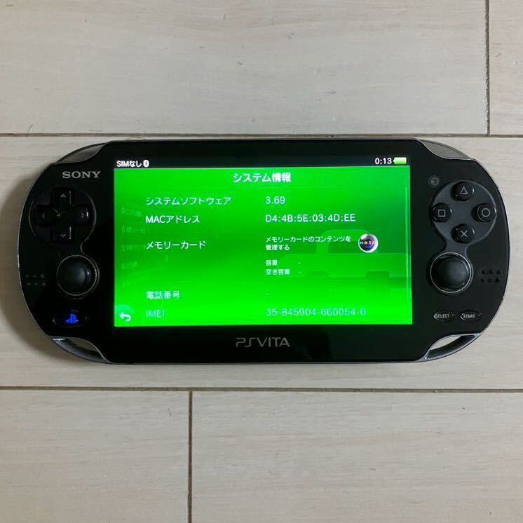 Yahoo!オークション - SONY PSVITA PCH-1100 AB01 本体 3G wifi