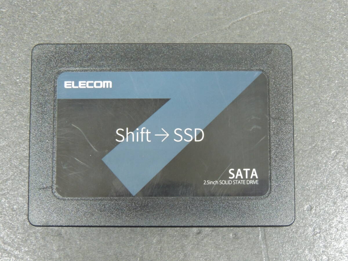 【検品済み/使用130時間】ELECOM SSD 480GB ESD-IB0480G 管理:G-34