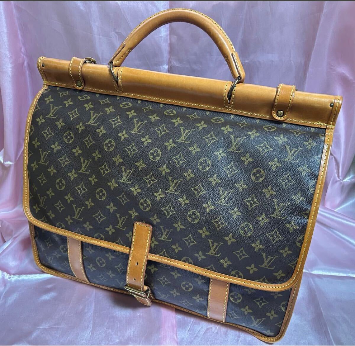  希少！廃盤！LOUIS VUITTON ルイヴィトン　モノグラム　サック・クレベール ボストンバッグ　トラベルバッグ　旅行かばん_画像2