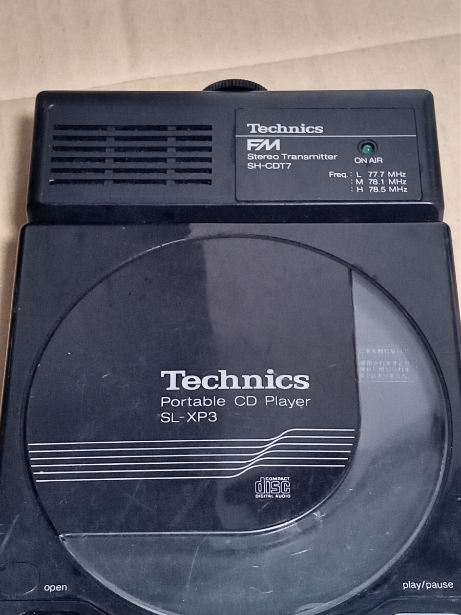 Technics CDプレーヤー SL-XP3 ジャンク品 ブラック Yahoo!オークション - Technics SL-XP3 ポータブルCDプレーヤー