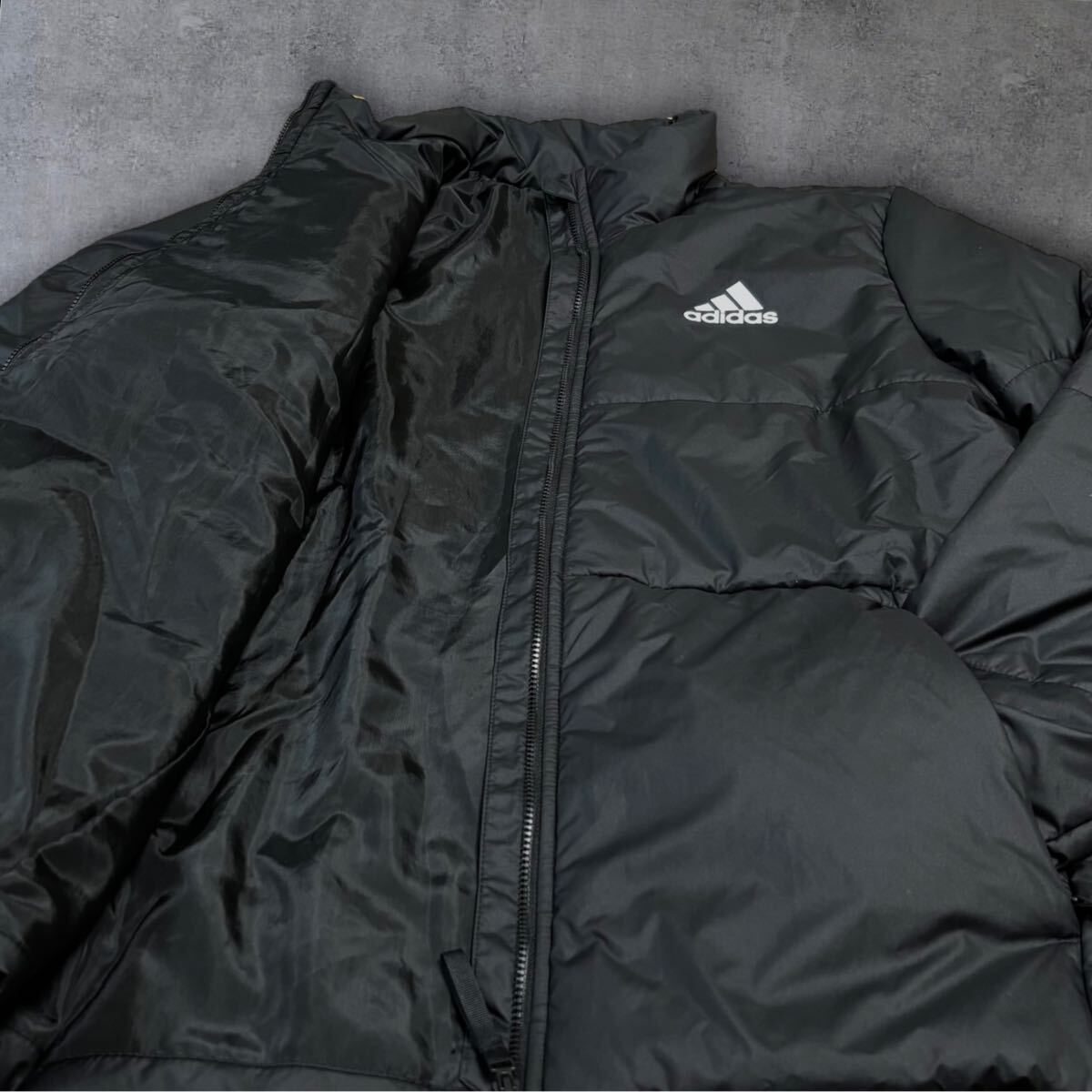 1494 美品 adidas アディダス 中綿ジャケット 黒 M スポーツ 1494 美品 adidas アディダス 中綿ジャケット 黒 M スポーツ
