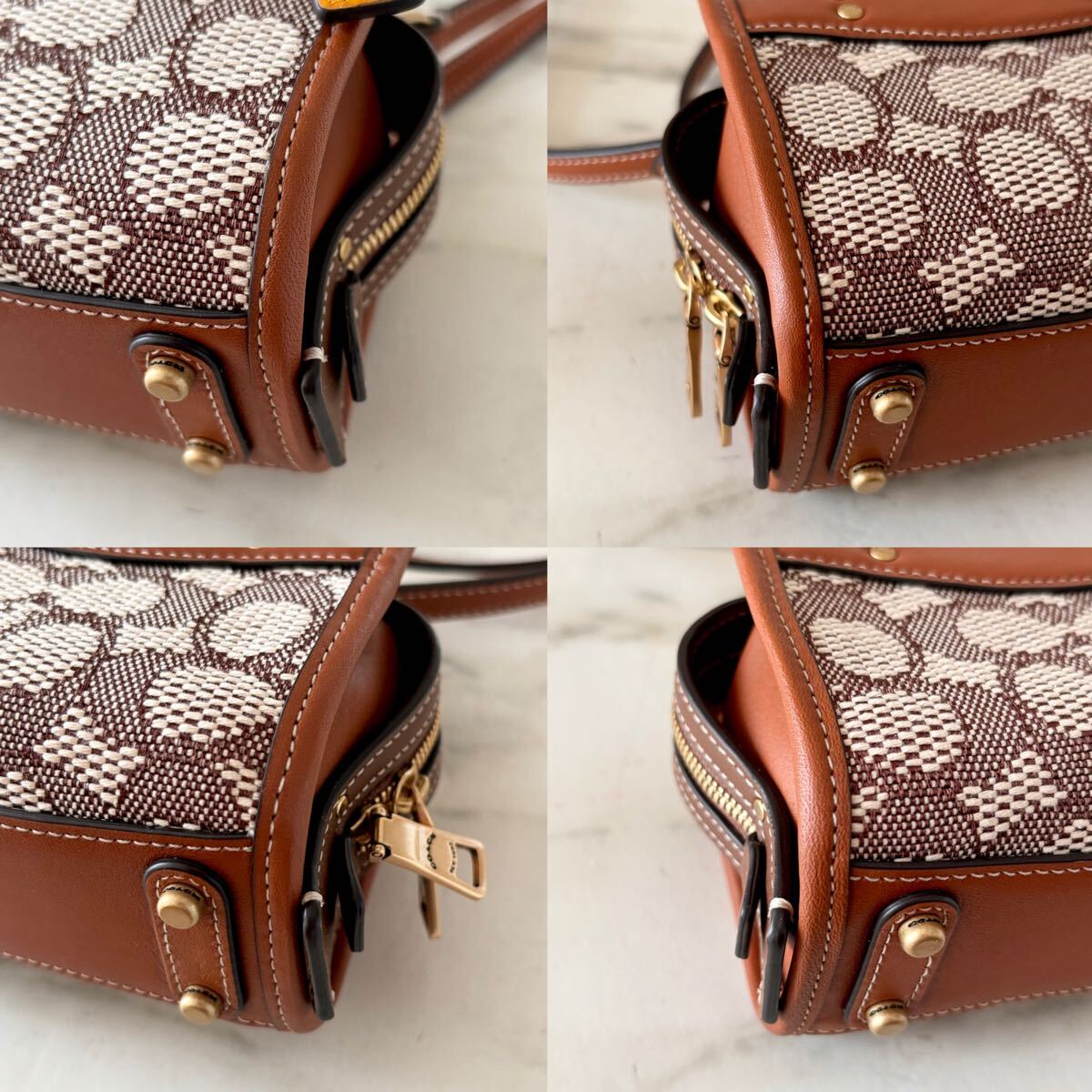 極美品 COACH ローグ 12 シグネチャーテキスタイルジャカード 極美品 COACH ローグ 12 シグネチャーテキスタイルジャカード