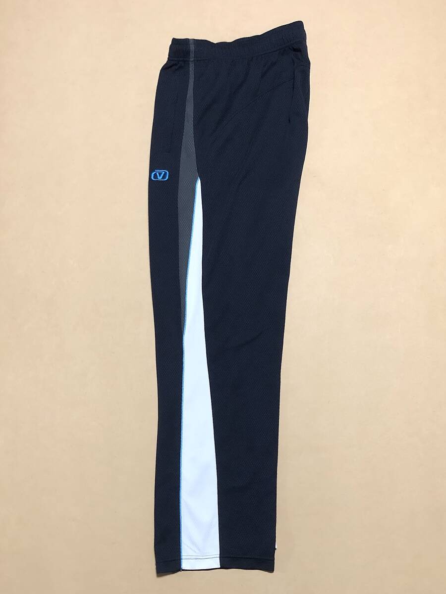 VISION QUEST jersey pants L size black / gray / white Vision Quest training pants 