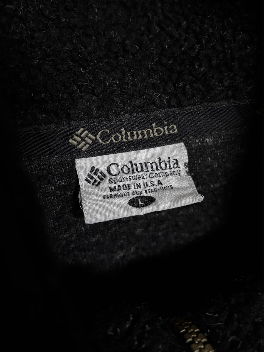 古着 90年代 90s Columbia コロンビア フリース ボア ハーフ 古着 90年代 90s Columbia コロンビア フリース ボア ハーフ