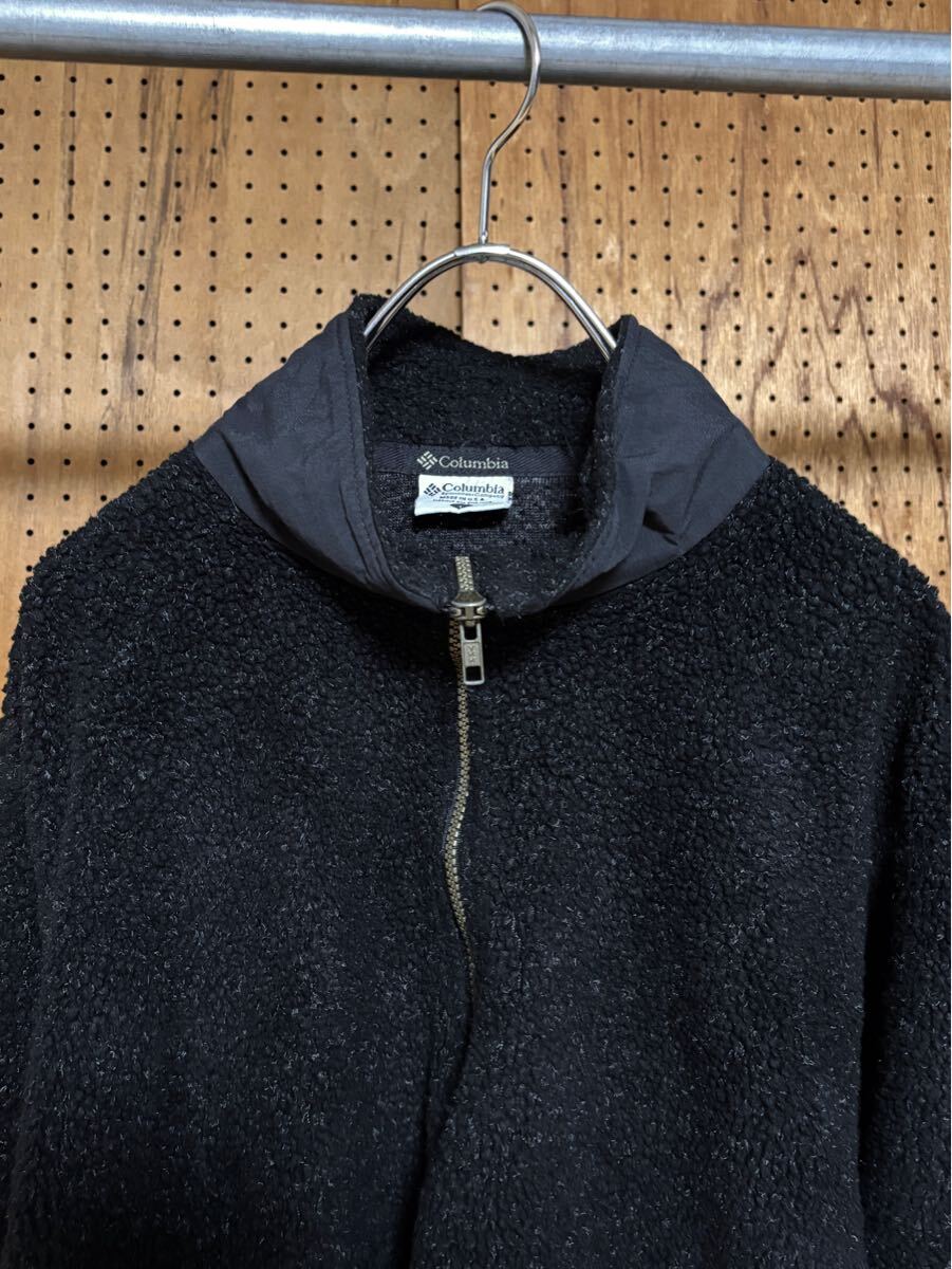 古着 90年代 90s Columbia コロンビア フリース ボア ハーフ 古着 90年代 90s Columbia コロンビア フリース ボア ハーフ
