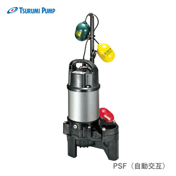 〈ツルミ〉40PSFW2.4S 60Hz 西日本用 水中うず巻ポンプ PSF型 バンクスシリーズ 自動交互形 口径40mm 単相100V 出力0.4kW 代引不可