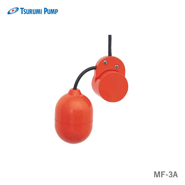 〈ツルミ〉MF-3A 10m ミニフロート 10m MF型 位置検出用 a接点 制御機器 ツルミポンプ MF-3A 10m 代引不可