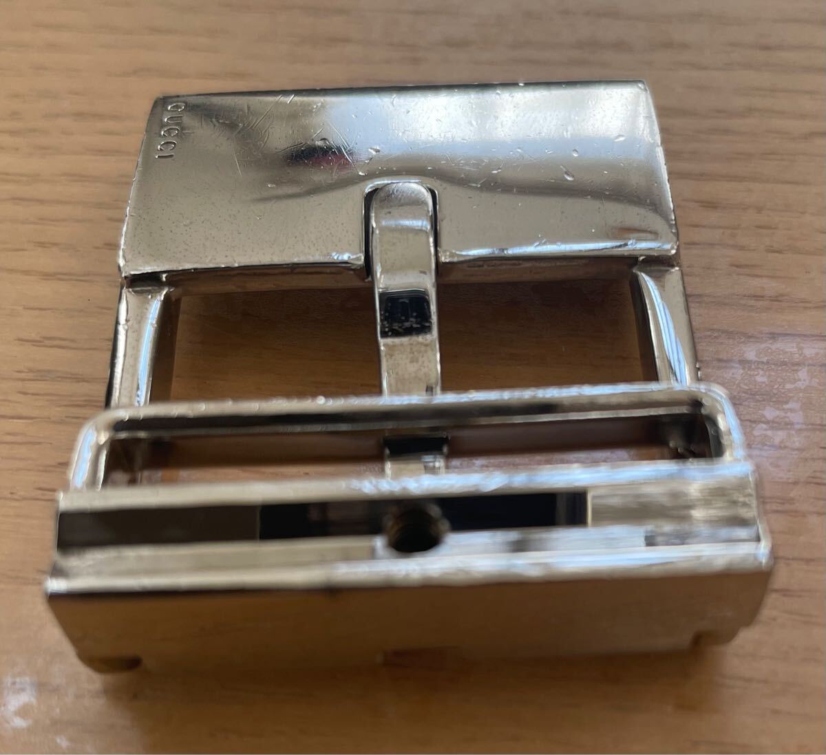 *GUCCI belt buckle * [ silver buckle ] Gucci belt buckle belt metal fittings brand goods 