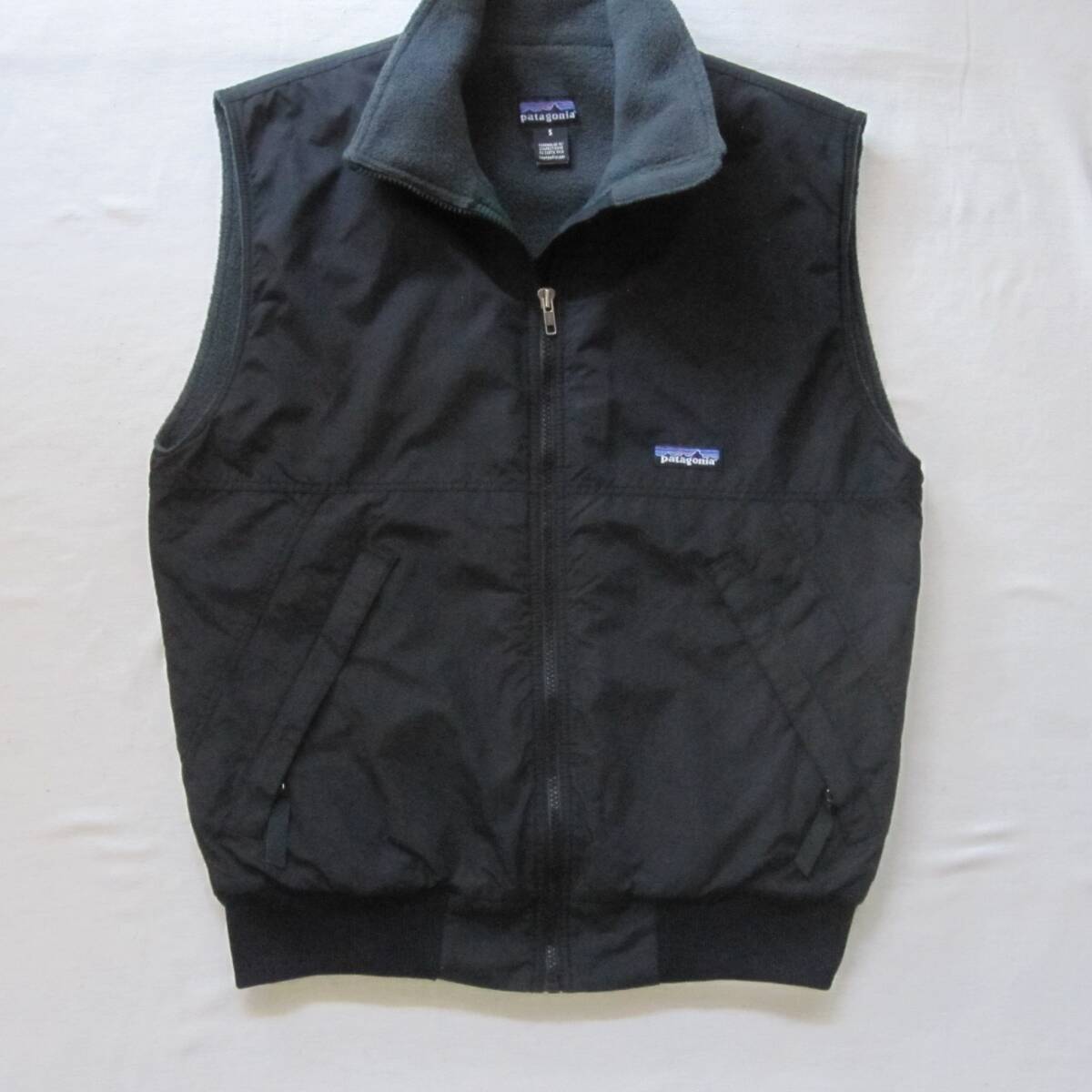 97 パタゴニア シェルドシンチラ ベスト(S)黒 / 90s 97 パタゴニア シェルドシンチラ ベスト(S)黒 / 90s