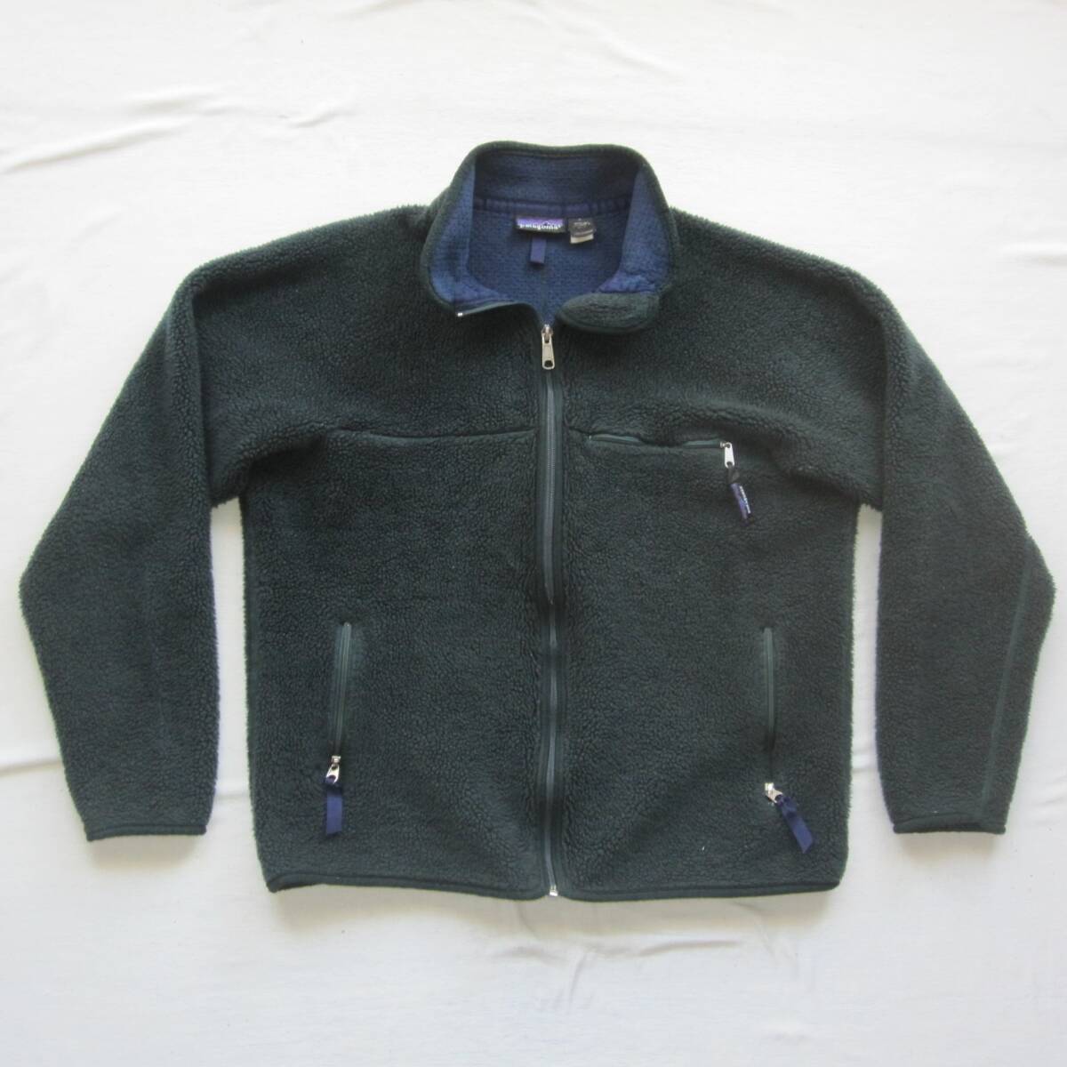☆90s パタゴニア ベビーレトロカーディガン (L) 雪なしタグ /patagonia / グリセード / パフボール vintage mars ビンテージ ジャケット