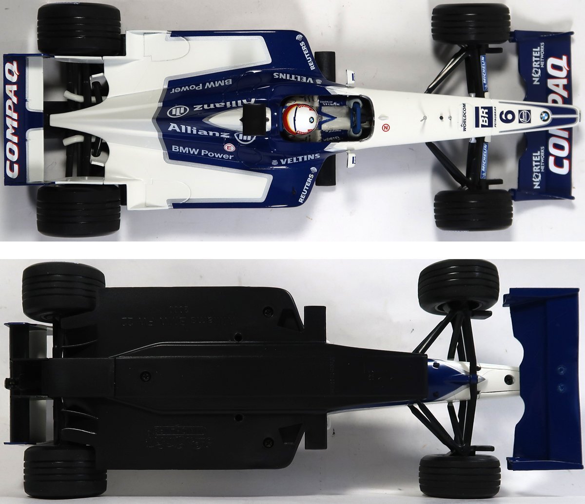 ミニチャンプス， WILLIAMS F1， FW25， J.P モントーヤ， 1/18
