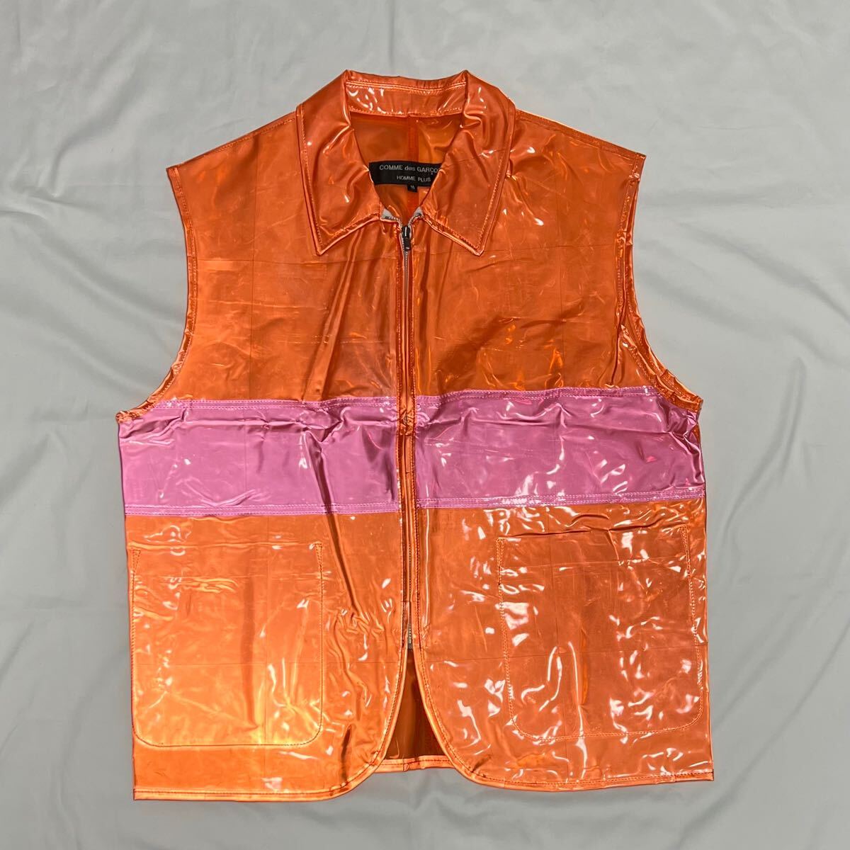 96SS COMME des GARCONS HOMME PLUS ベスト 塩化ビニル 96SS COMME des GARCONS HOMME PLUS ベスト 塩化ビニル