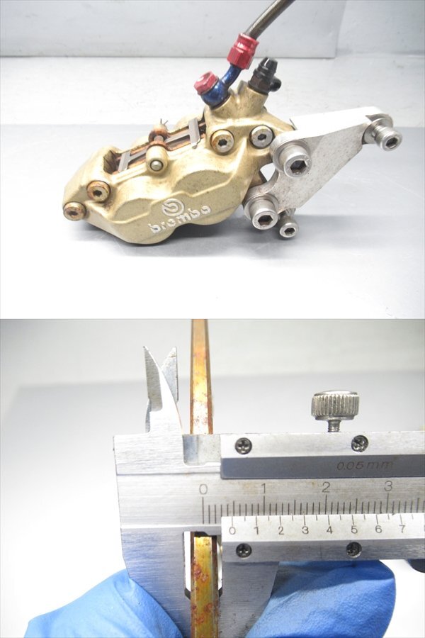 D2R6-1115 ホンダ VTR250 前期 ブレンボ 40㎜ キャリパー マスター ディスクローター セット♪ 【MC33-101～ キャブ車 動画有】