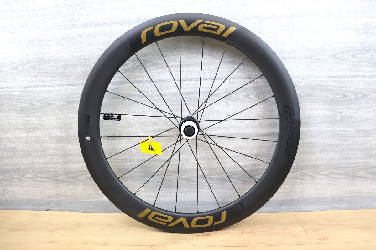 新品未使用 roval RAPIDE CLX HG DISC ロヴァール シマノフリー 11S クリンチャー カーボンホイール リアホイールのみ cicli17 66