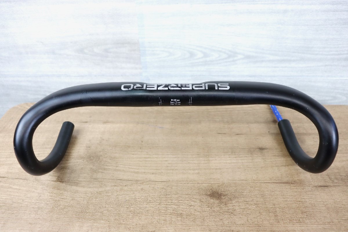 Deda ELEMENTI SUPERZERO デダ エレメンティ スーパーゼロ 420mm(C-C) Φ31.7 アルミ エアロ ドロップハンドル cicli17 H8