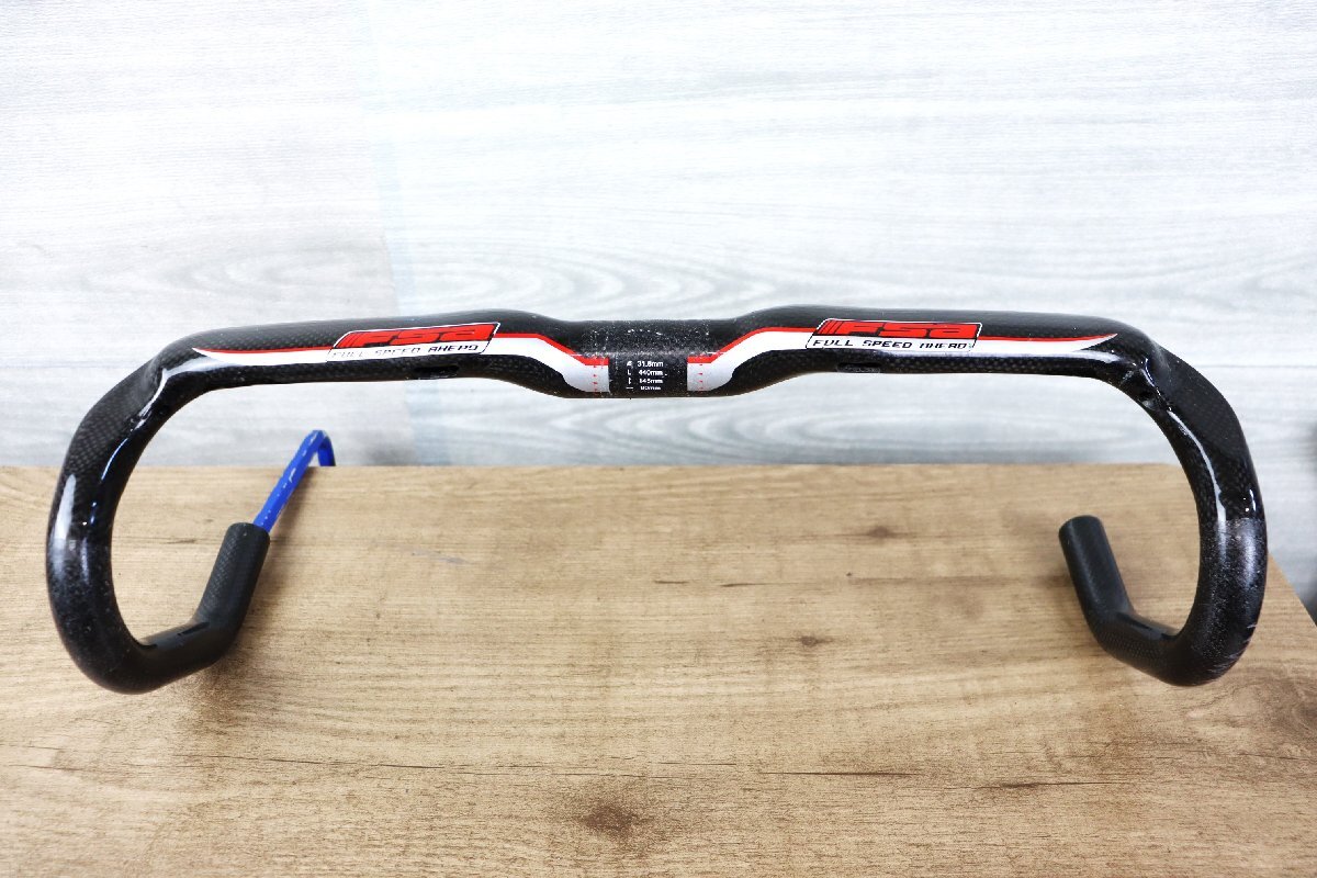 FSA K-WING AERO 440mm(C-C) Φ31.8 アナトミック カーボン エアロ ドロップハンドル cicli17 H9