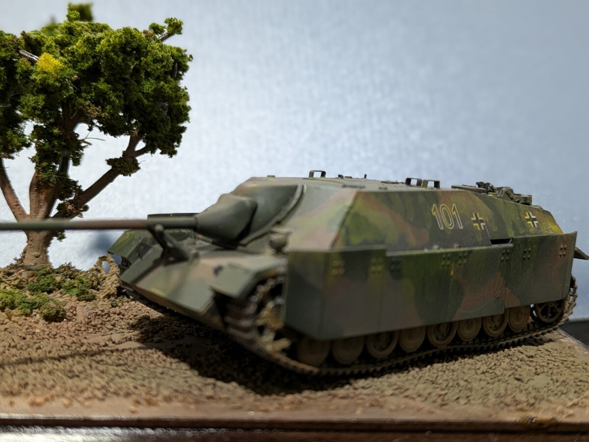 プラモデル完成品　独ラング駆逐戦車　1/76ドラゴン 撮影時のベースは含みません。
