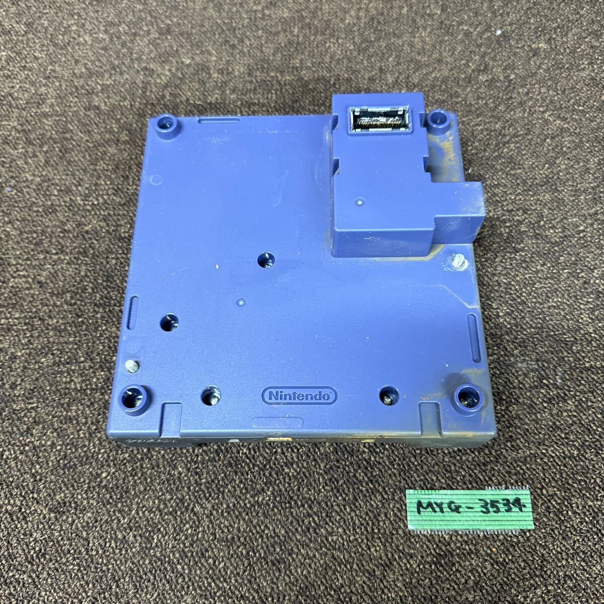 MYG-3534 激安 ゲー厶機 本体 Nintendo GAMECUBE GAMEBOY PLAYER DOL-017 動作未確認 ジャンク 同梱不可
