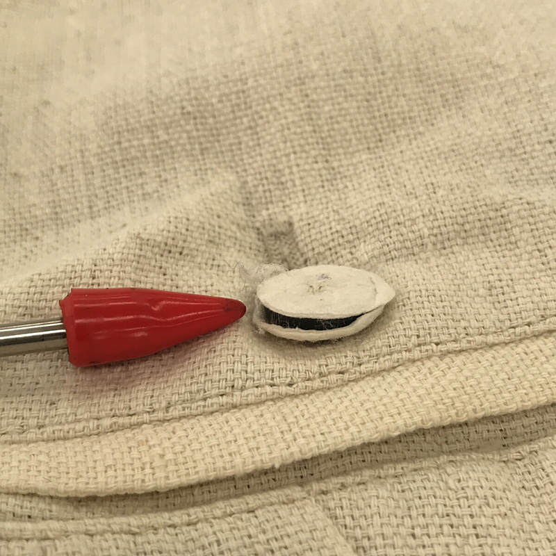 ANSNAM / アンスナム | インドカーディ コットン カッティング パンツ | 1 | 生成り | メンズ_画像8