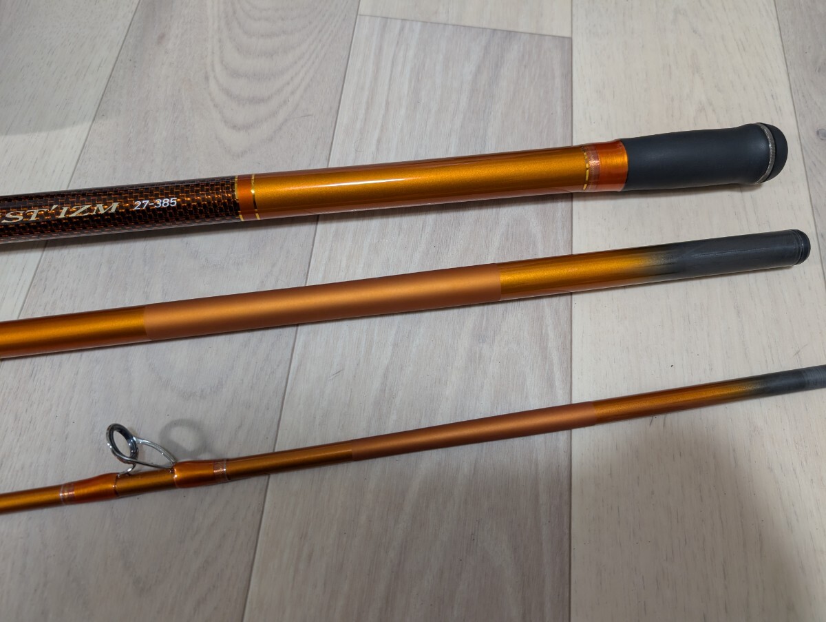 【美品】 DAIWA CAST’IZM 27-385 ダイワ キャスティズム 美品 ダイワ キャスティズム 27-385R 管113FD 並継 投げ竿