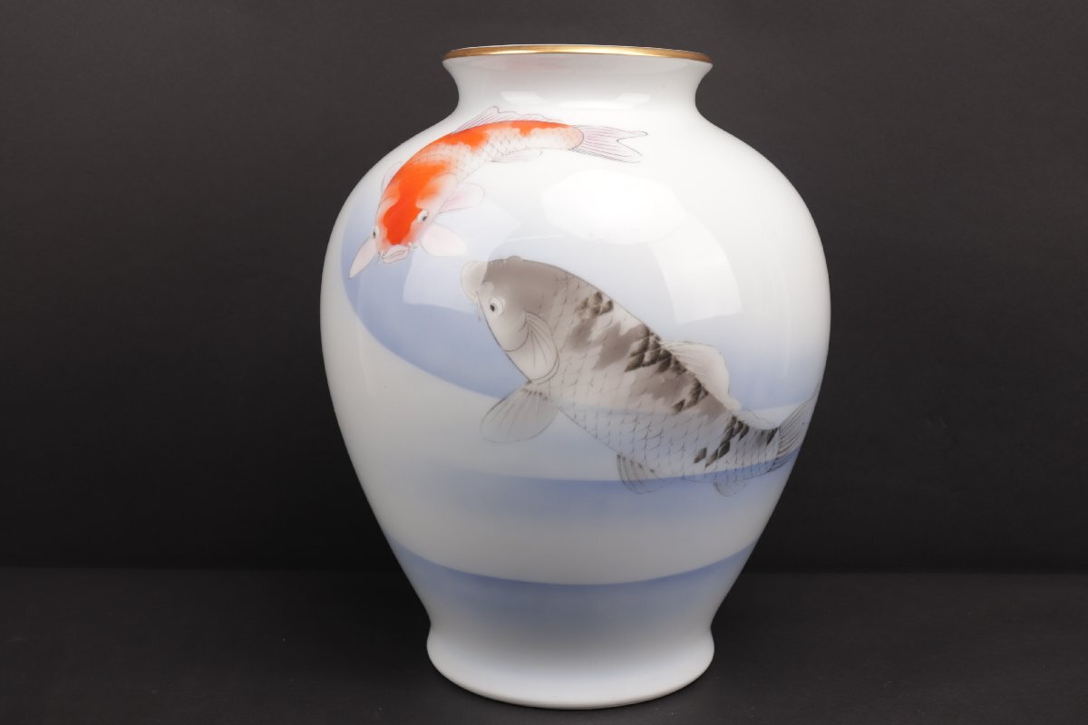 深川製 花瓶 壺 骨董品 - 花瓶 深川製 花瓶 壺 骨董品 - 花瓶