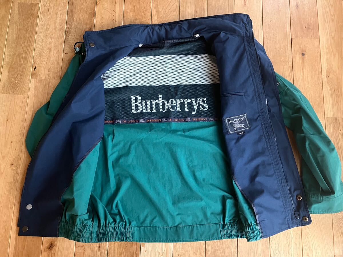 未使用 バーバリー Burberry メンズ ジャンパー グリーン L アウター_画像3
