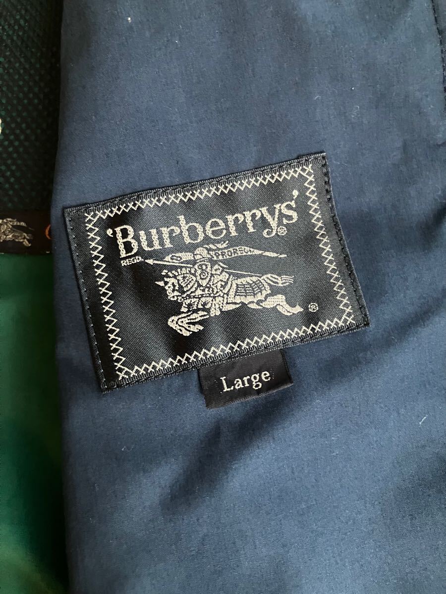 未使用 バーバリー Burberry メンズ ジャンパー グリーン L アウター_画像4