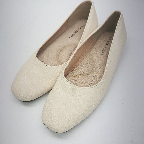 ◇ Θ LibertyDoll リバティードール パンプス サイズ3L ベージュ レディース E_画像1