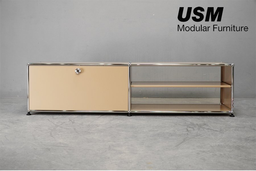 極美品 USM Haller system (ハラー) 2列1段 キャビネット テレビ 極美品 USM Haller system (ハラー) 2列1段 キャビネット テレビ