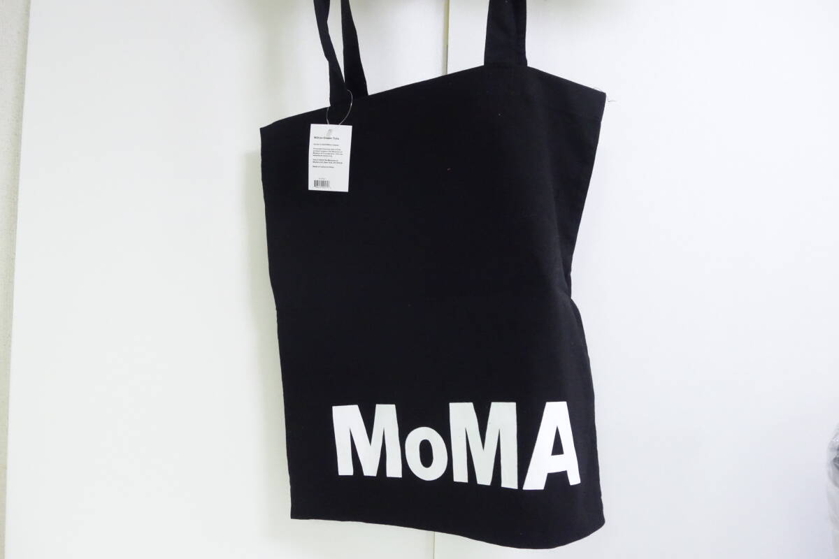 ★ニューヨーク限定 MOMA モマ トートバッグ エコバッグ ブラック 近代美術館 NY NYC 個