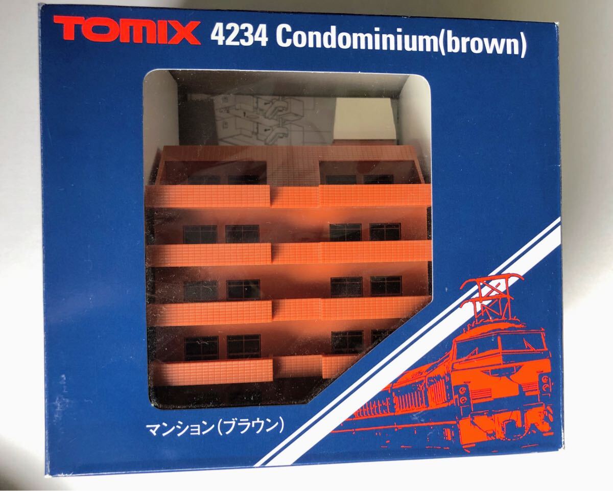TOMIX　マンション（ブラウン）★Nゲージ ストラクチャー　トミックス
