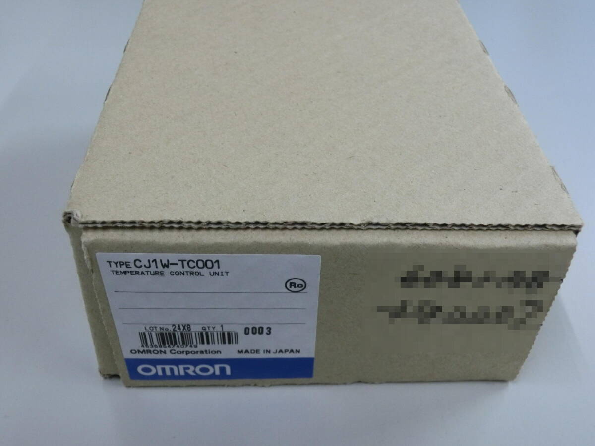 OMRON CJ1W-TC001 温度調節ユニット 熱電対入力 PLC 新品