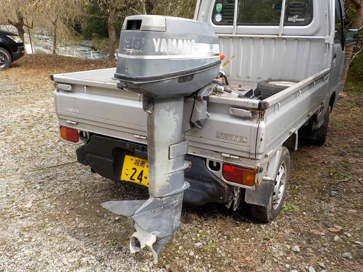 値下げ エンジン始動品 セル付ヤマハ 船外機 20馬力 2スト 値下げ エンジン始動品 セル付ヤマハ 船外機 20馬力 2スト