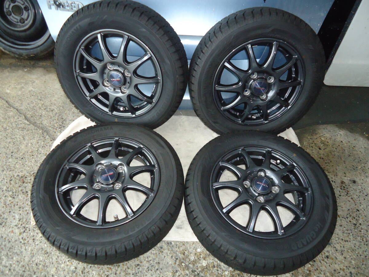 軽自動車 社外 アルミホイール 深溝 スタッドレスタイヤ付 アイスガード 155/65R13 4本セット PCD100 4穴 4.00B 2022年製 ヨコハマ製(スタッドレスタイヤ)|売買されたオークション情報、Yahoo!オークション(旧ヤフオク!) の商品情報をアーカイブ公開 - オークファン 軽自動車 社外 アルミホイール 深溝 スタッドレスタイヤ付 アイスガード 155/65R13 4本セット PCD100 4穴 4.00B 2022年製 ヨコハマ製(スタッドレスタイヤ)|売買されたオークション情報、Yahoo!オークション(旧ヤフオク!) の商品情報をアーカイブ公開 - オークファン