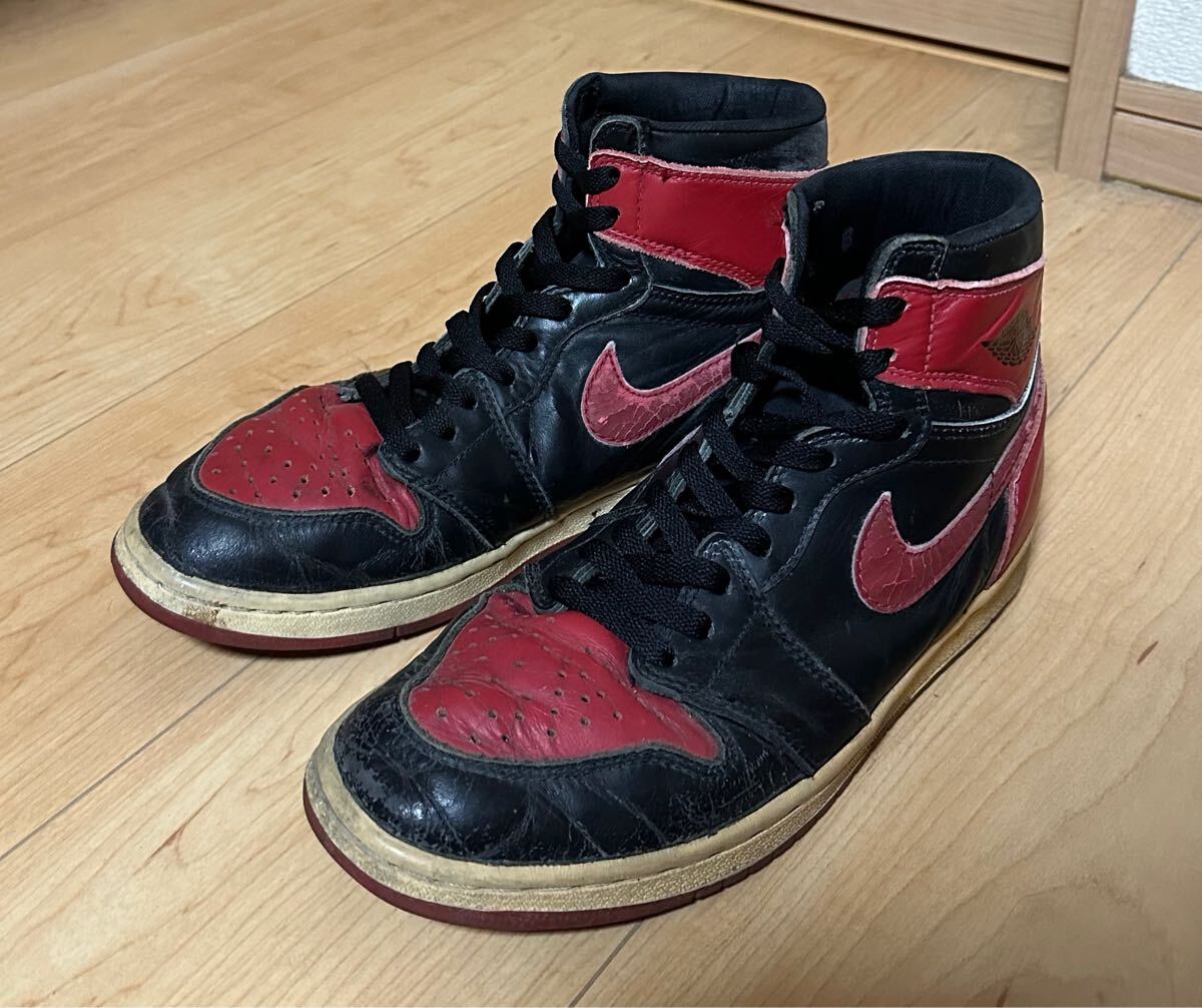 早い者勝ち NIKE AIR JORDAN1 94 bred banned 赤黒 ナイキ エア 早い者勝ち NIKE AIR JORDAN1 94 bred banned 赤黒 ナイキ エア