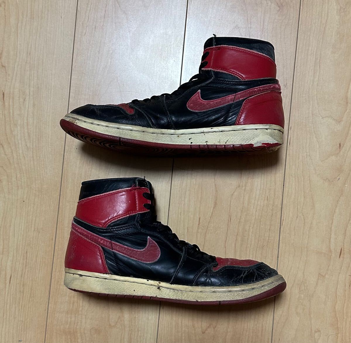 早い者勝ち NIKE AIR JORDAN1 94 bred banned 赤黒 ナイキ エア 早い者勝ち NIKE AIR JORDAN1 94 bred banned 赤黒 ナイキ エア