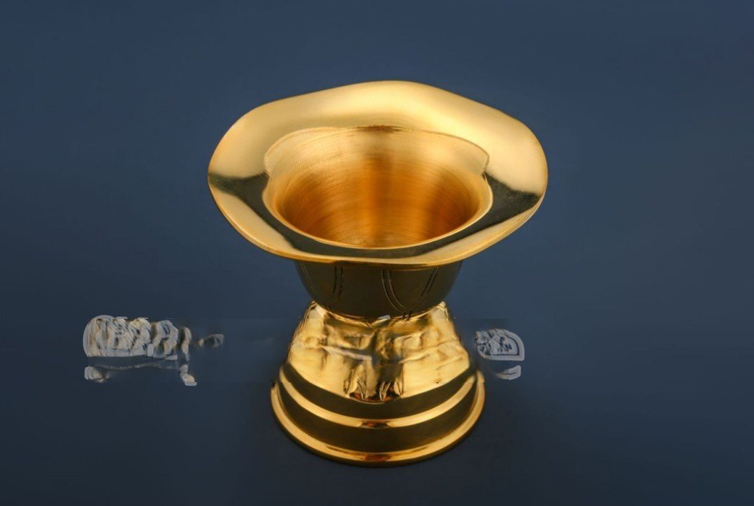 花水器 真鍮製磨き仕上げ 聖天用品 聖天法具 仏壇・仏具 花水器 真鍮製磨き仕上げ 聖天用品 聖天法具 仏壇・仏具