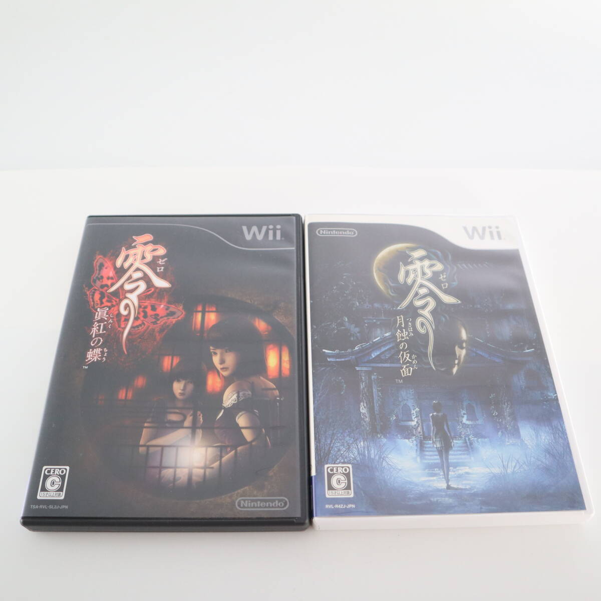 Wii 零 ~眞紅の蝶~ ， 零 ~月蝕の仮面~ ソフト 2枚セット